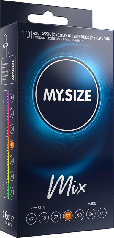My.Size Pro MY.SIZE Mix 57 mm Condooms - 10 stuks