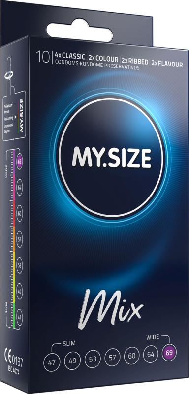 My.Size Pro MY.SIZE Mix 69 mm Condooms - 10 stuks