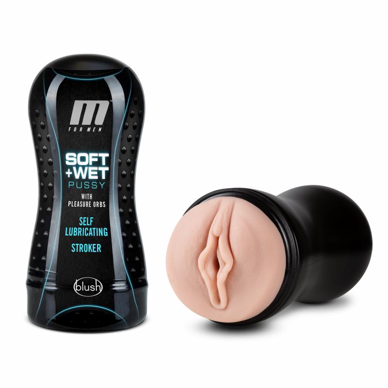 M For Men  Soft and Wet Masturbator Self Lubricating - Noppen