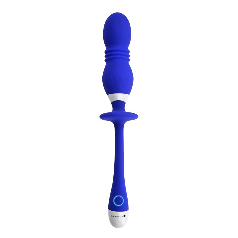 Gender X Evolved - Play Ball Vibrator - Blauw