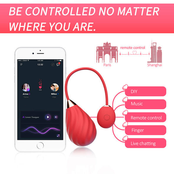 Magic Motion Magic Sundae App Controlled Vibratie Eitje - Roze