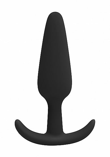 Simplicity GILLES medium cork butt-plug with handles - Black