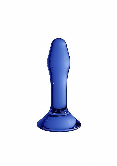 Chrystalino Star Blue - Glazen Butt Plug