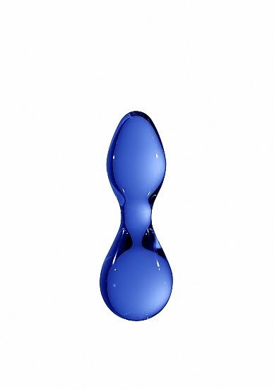 Chrystalino Seed Blue - Glazen Butt Plug