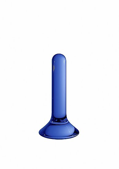 Chrystalino Pin Blue - Glazen Butt Plug