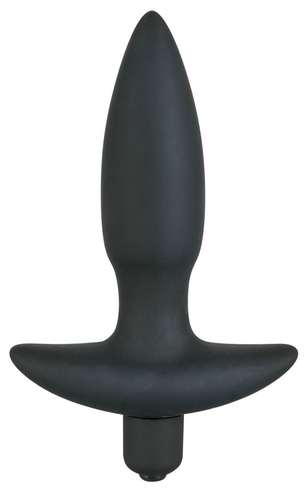 Erotic Treasure Black Velvets Vibrating Butt Plug Small