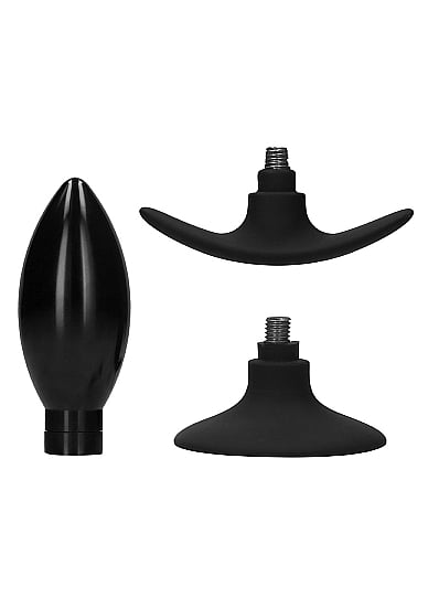 Ouch! Interchangeable Butt Plug Set - Rounded Large