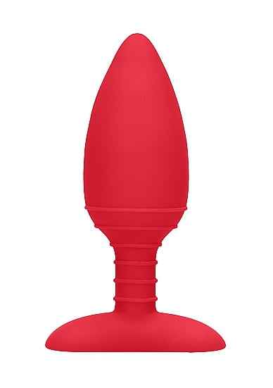 Elegance   Heating Anal Butt Plug - Glow - Red