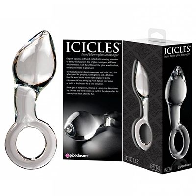 Merk onbekend Icicles No. 14 Clear Buttplug