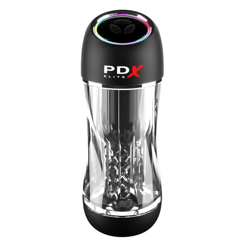 PDX Elite Masturbator „ViewTube Pro" mit Vibration und innovativer Saugfunktion