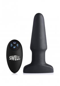 10X Inflatable + Vibrating Silicone Anal Plug