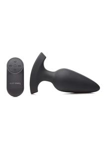 Laser Heart Large Anal Plug with Remote Control