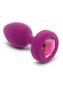 Plug Anal B-vibe Vibrating Jewel S/m Pink Ruby 