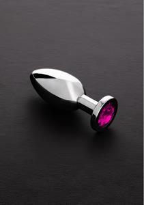 Jeweled Butt Plug PINK - Medium