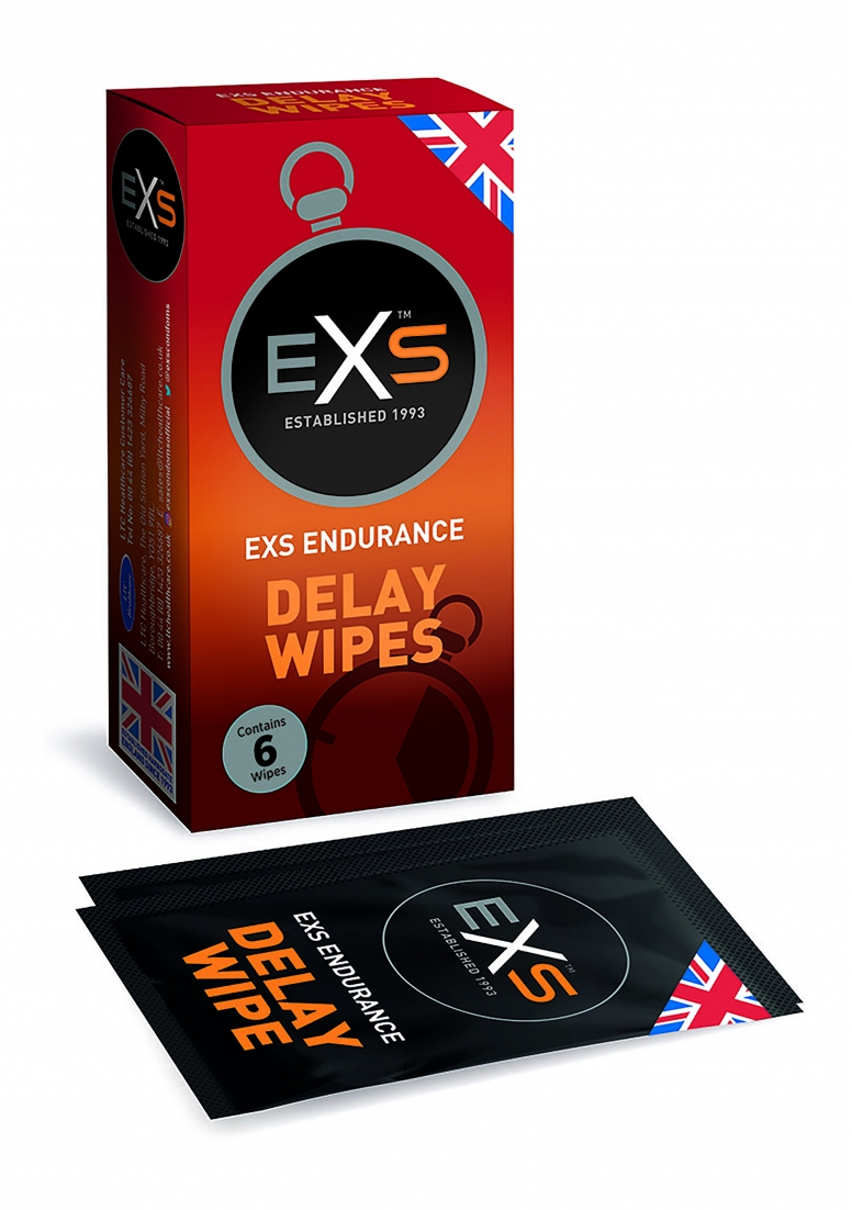 Delay Wipes - 6 pack