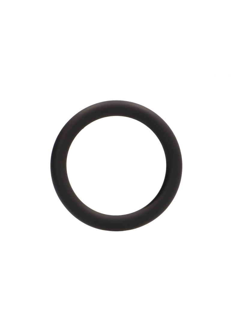 Round Cock Ring - Black - Large