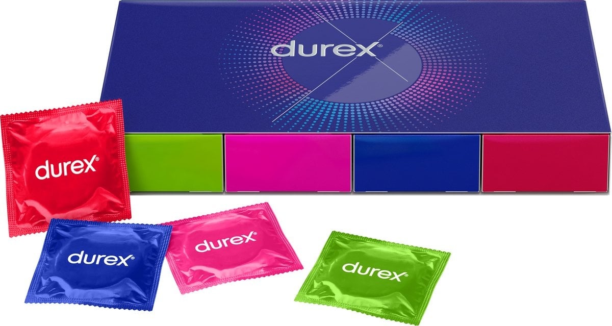 Durex Surprise Me Mix - Assortiment Van 40 Condooms Ladendoosje