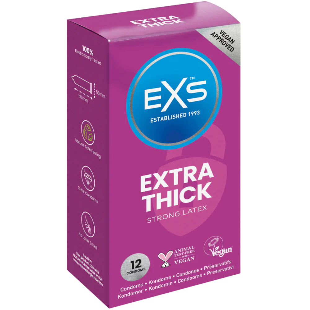EXS Extra Safe 12 Dikkere Condooms 12 stuks