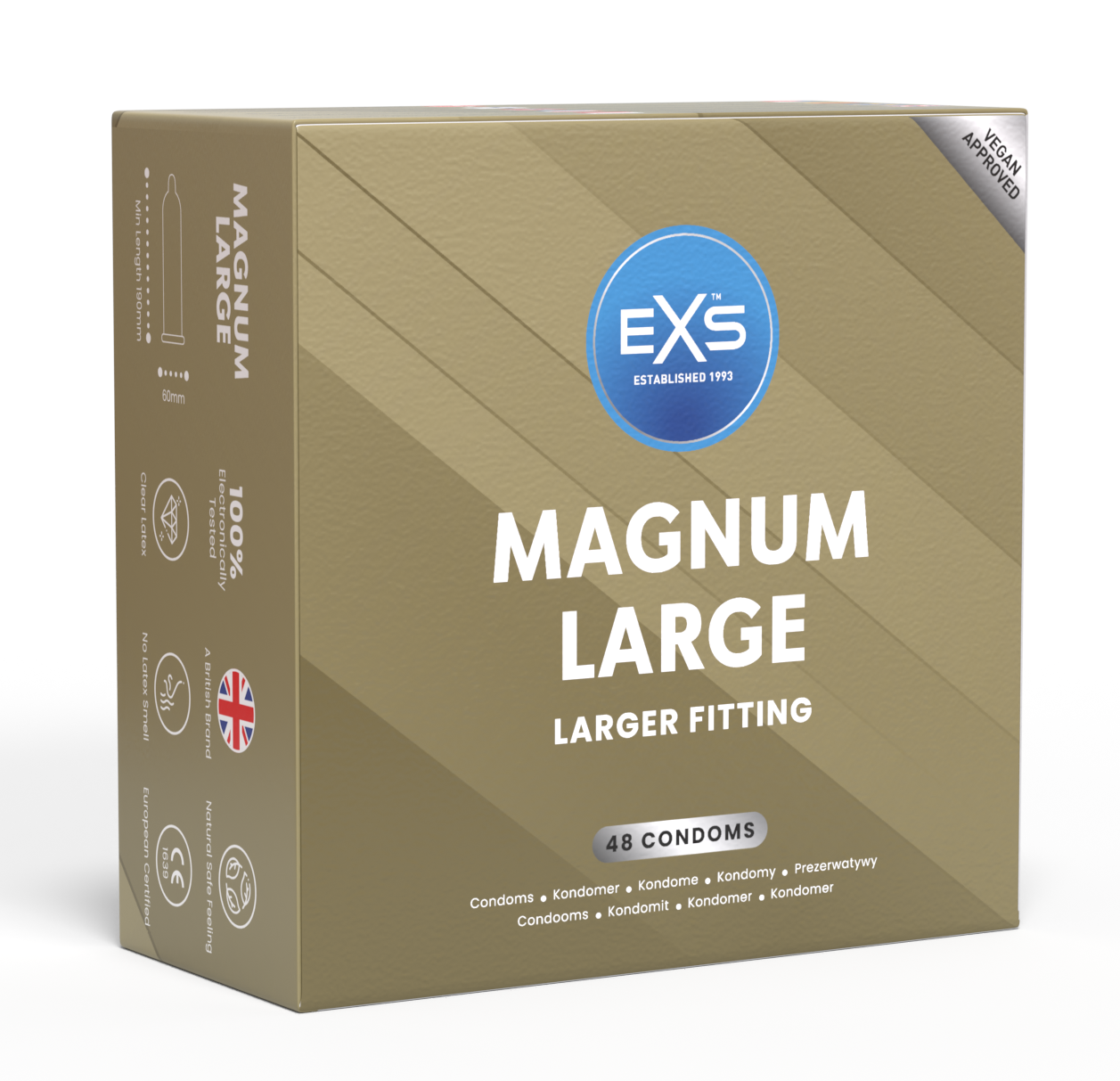 EXS Magnum Large Condooms (60mm) 48 stuks