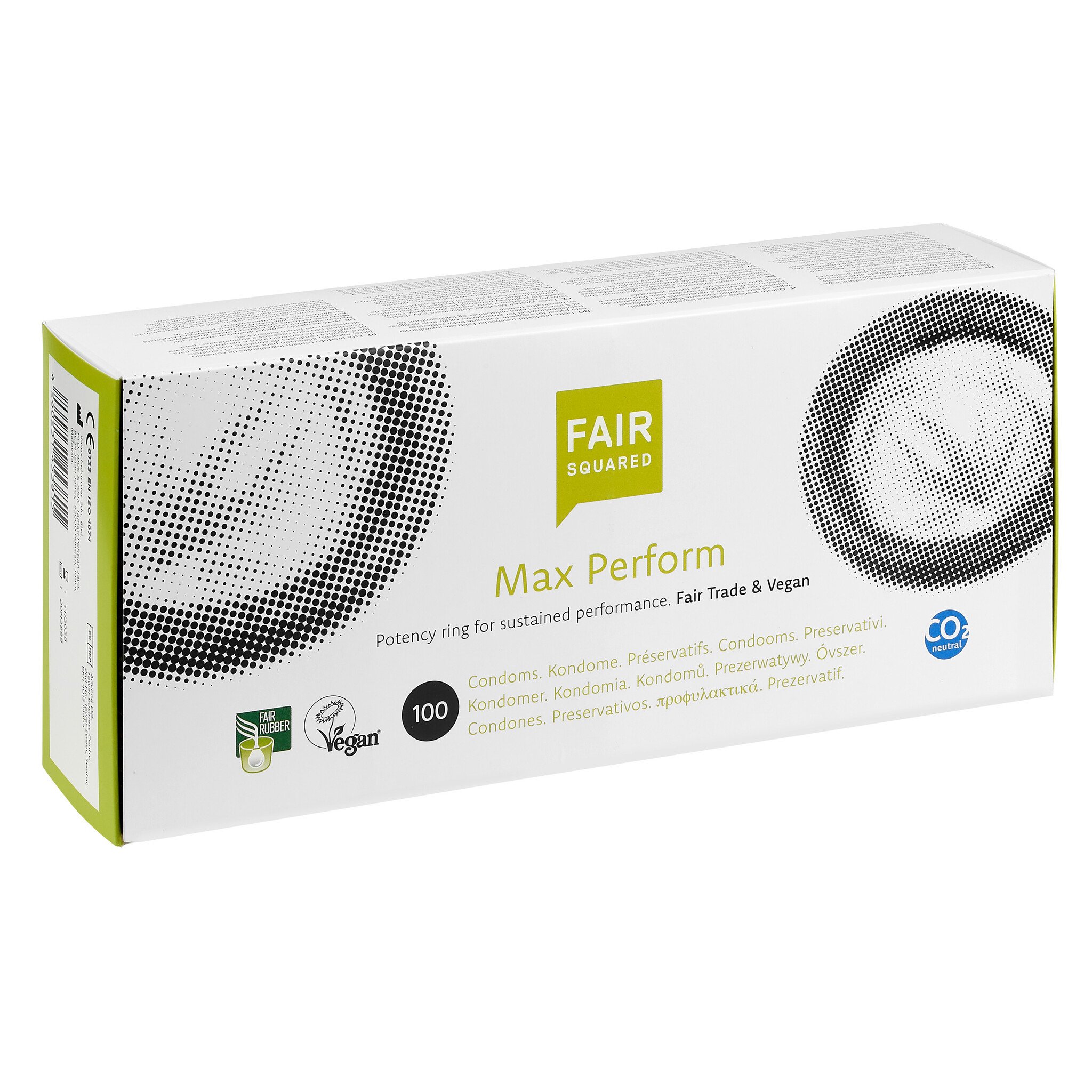Fair Squared MaxPerform Eco Fair Trade Condooms 100 stuks