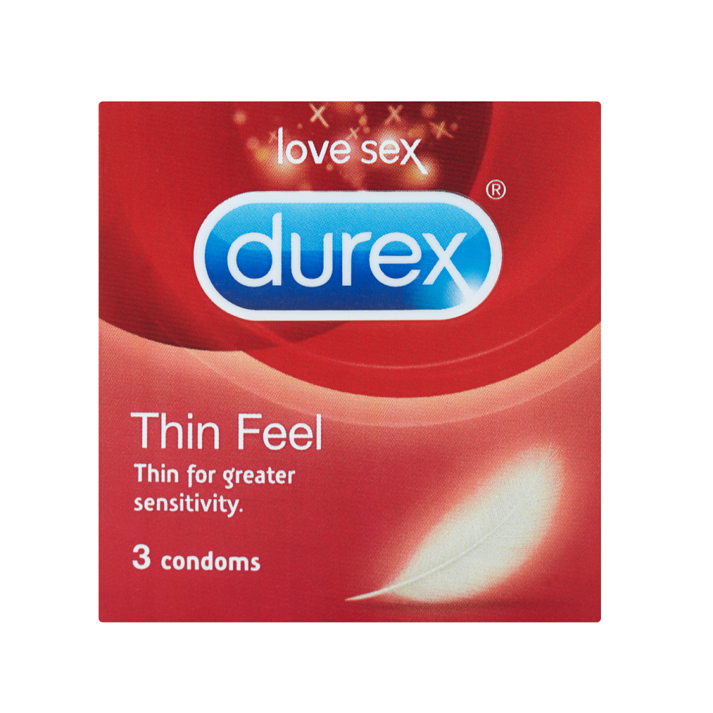 Durex Thin Feel (Feel Thin) Condooms 3 stuks