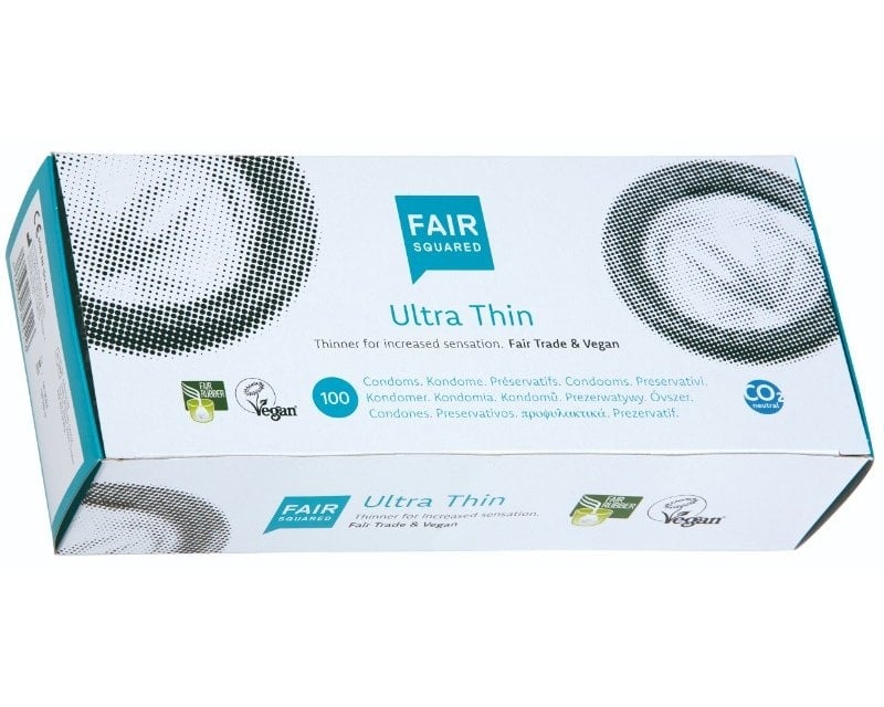 Fair Squared «Ultra Thin» vegane und gefühlsechte Fair-Trade-Kondome