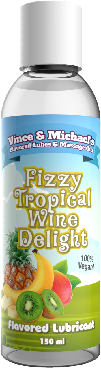 Swede Vince & Michaels's Fizzy Tropical Wine Delight Flavored Lubricant (150ml)