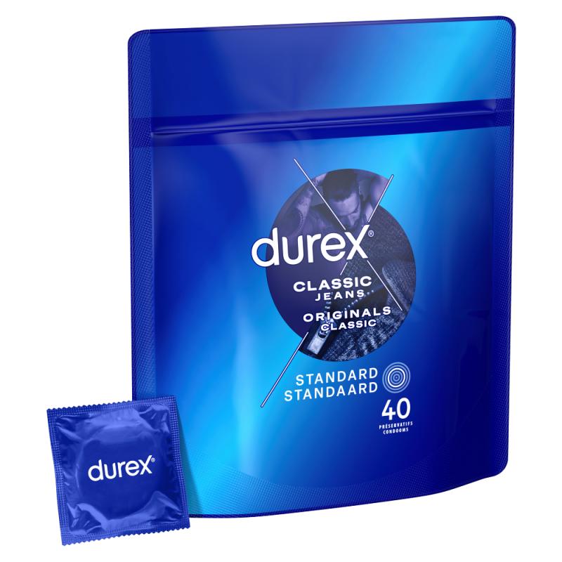Durex  Condoms Classic Natural - 40 stuks