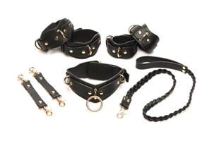 Bedroom Bliss XR Brands - Lover's Restraints Set - Zwart