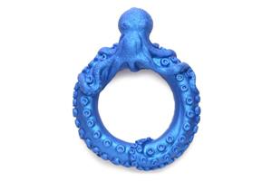 Creature Cocks XR Brands - Poseidon's Octo-Ring Siliconen Penisring - Blauw