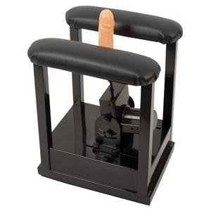 The Banger Sexmaschine „Sit-On-Climaxer“ mit Dildo und Komfort-Sitzgestell