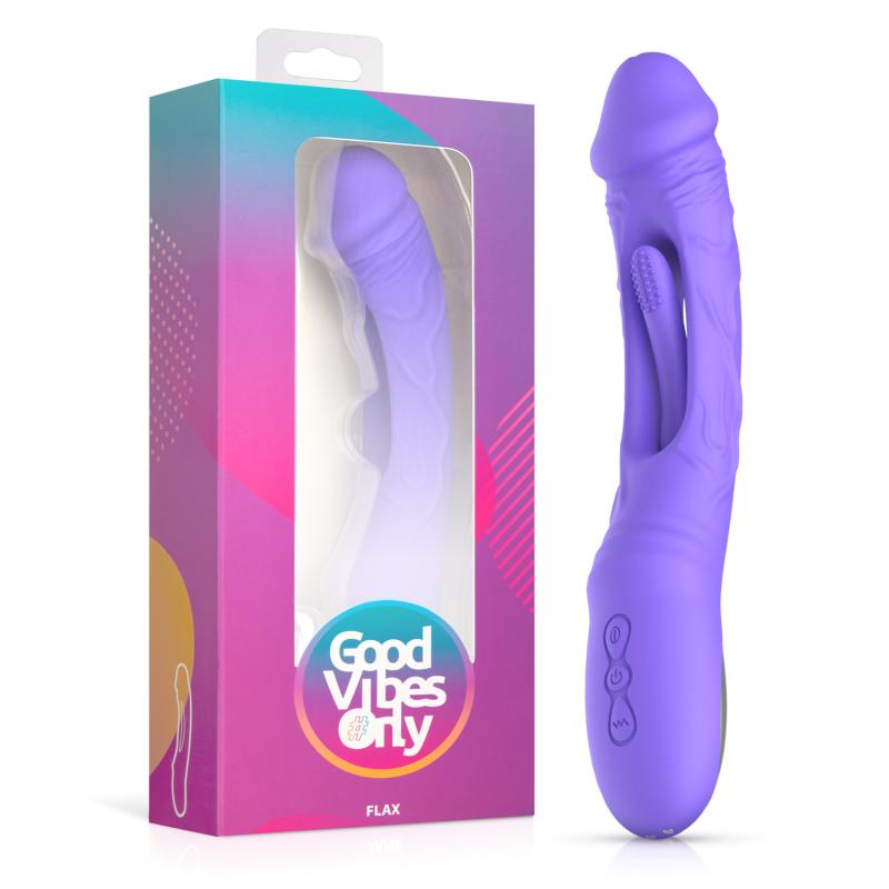 Good Vibes Only  Flax Vibrerende Dildo met G-Spot Stimulator