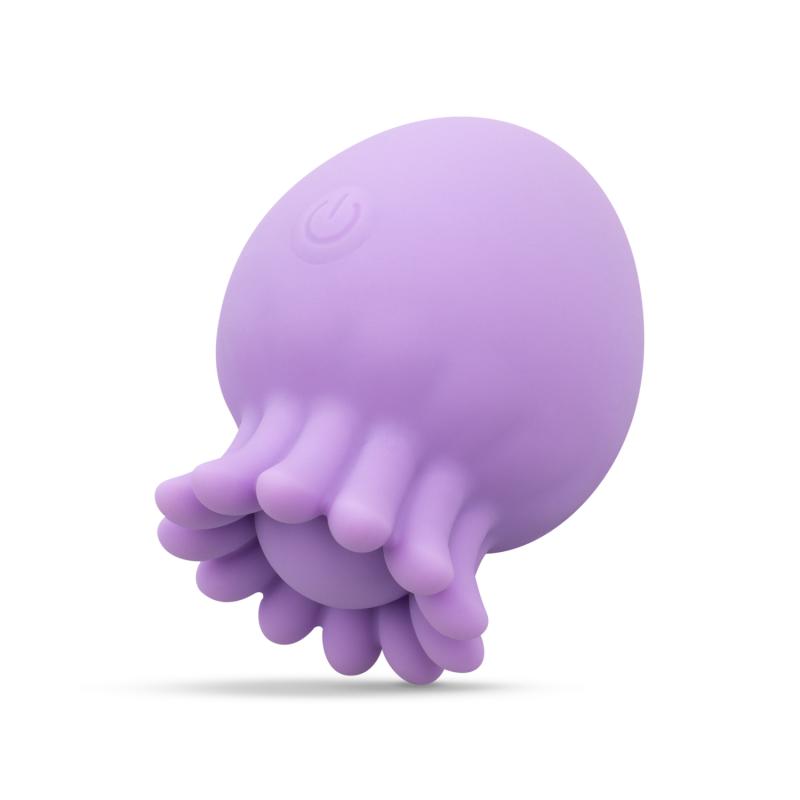 EasyToys Online Only Soft Jellyfish Mini Vibrator - Paars