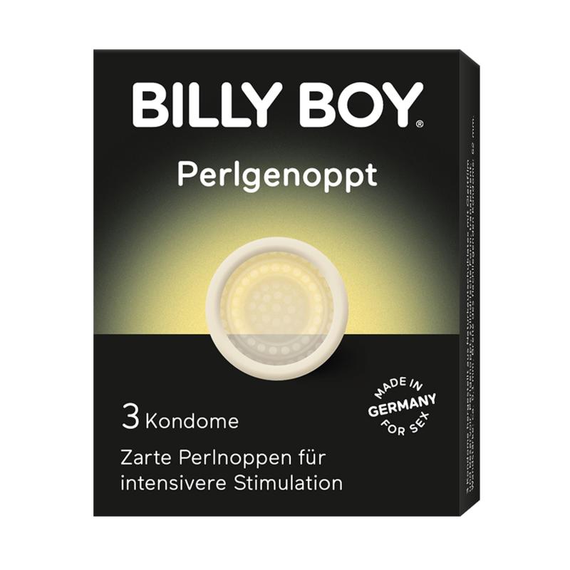 BILLY BOY  Perlgenoppt - 3 Condooms