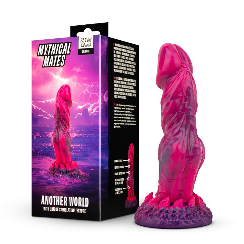 Mythical Mates  Another World Dildo Roze & Paars