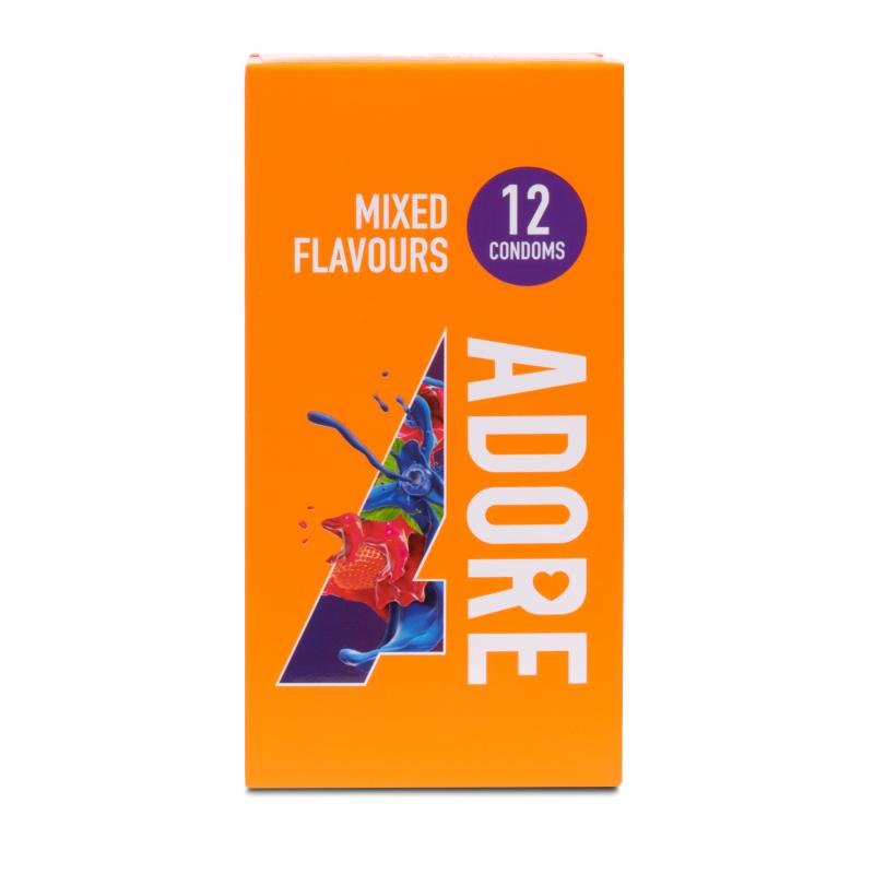 Pasante Adore Flavours Condooms - 12 Stuks