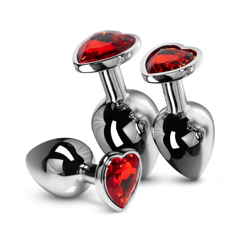 EasyToys Online Only Kristal Buttplug Set - Zilver