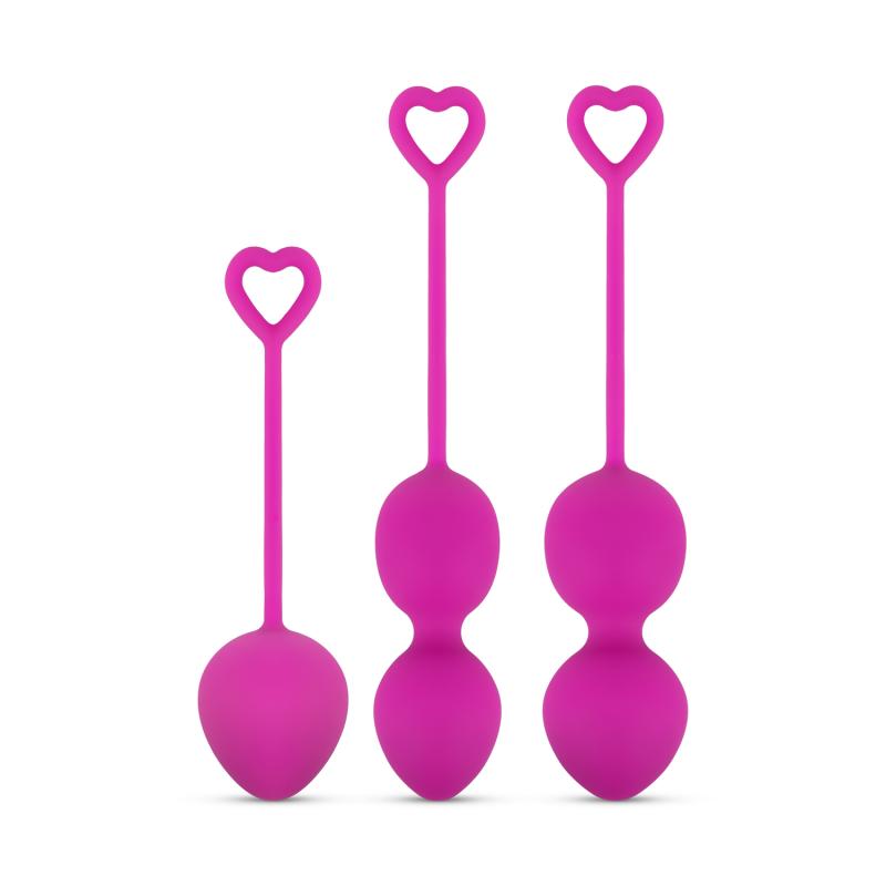 EasyToys Online Only Verzwaarde Kegelbal Set - Paars