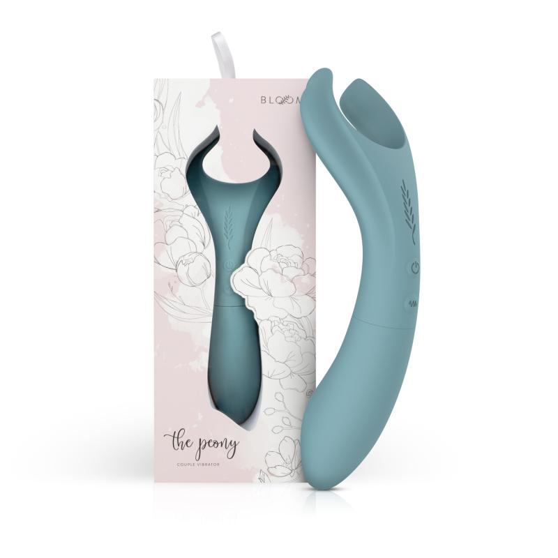 Bloom  The Peony Koppel Vibrator - Groen