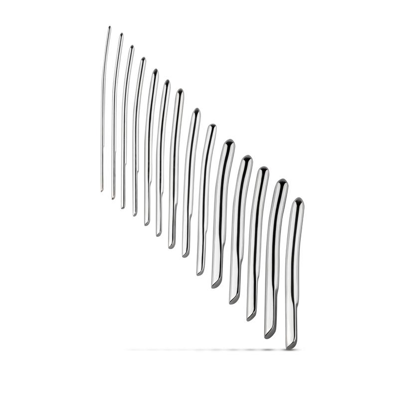 Sinner Gear Unbendable Dilator Set Met Plat Handvat 14 Stuks - 4 mm - 17 mm