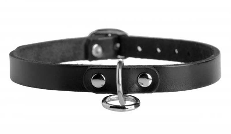 XR Brands Unisex halsband met O-Ring