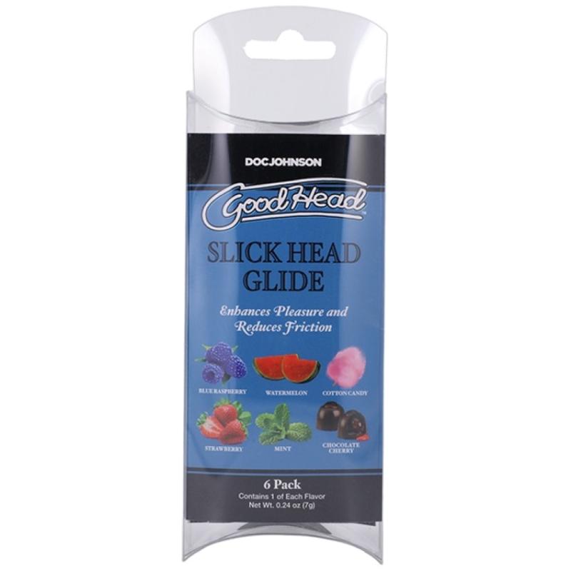 Doc Johnson  GoodHead Slick Head Glide - 6 stuks
