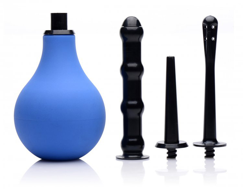XR Brands Premium One-way Valve Intieme Douche Set