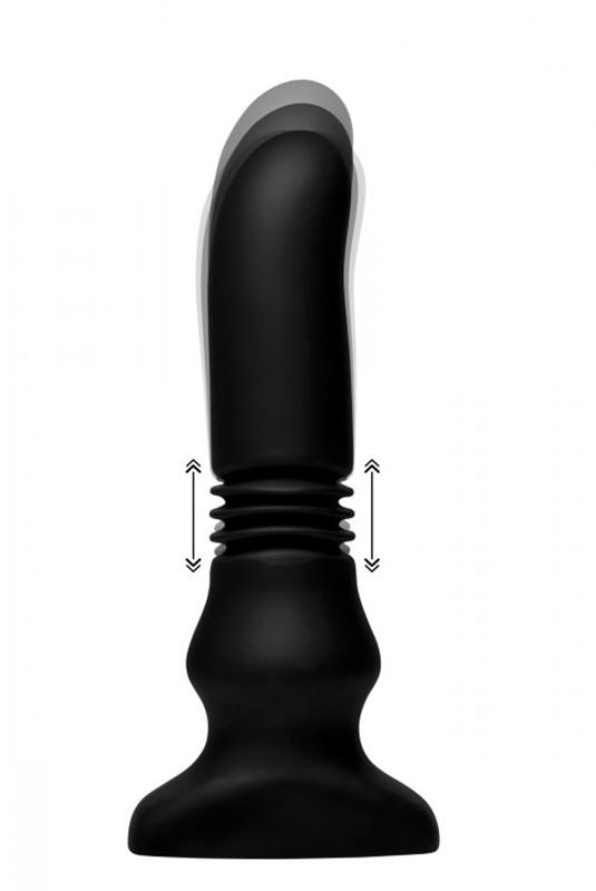 XR Brands Thunderplug Stotende & Vibrerende Prostaat Vibrator