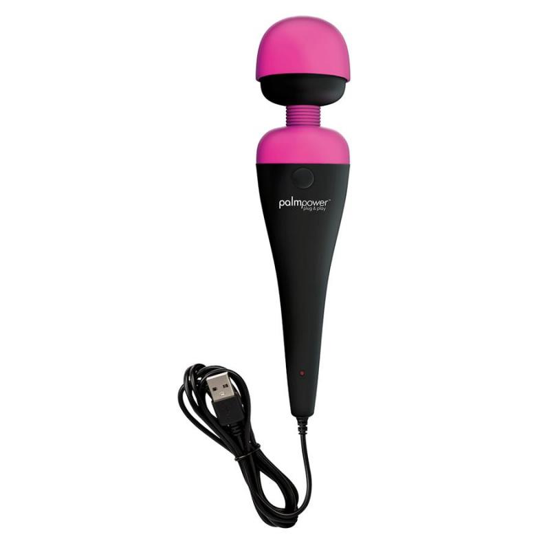 Palm Power  Plug & Play Wand Vibrator