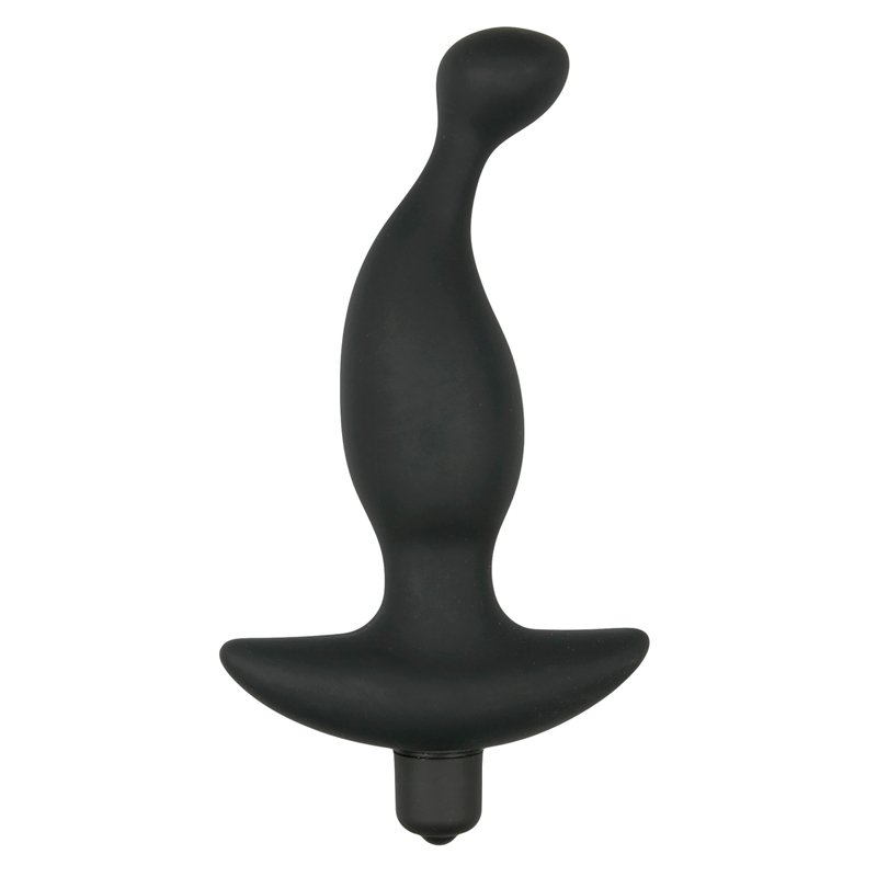 Anal Collection Zwarte siliconen prostaat vibrator