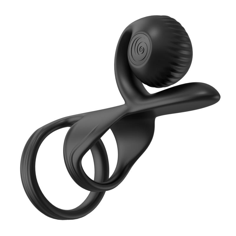 SVibe  Snail JOVI Koppel Ring - Zwart