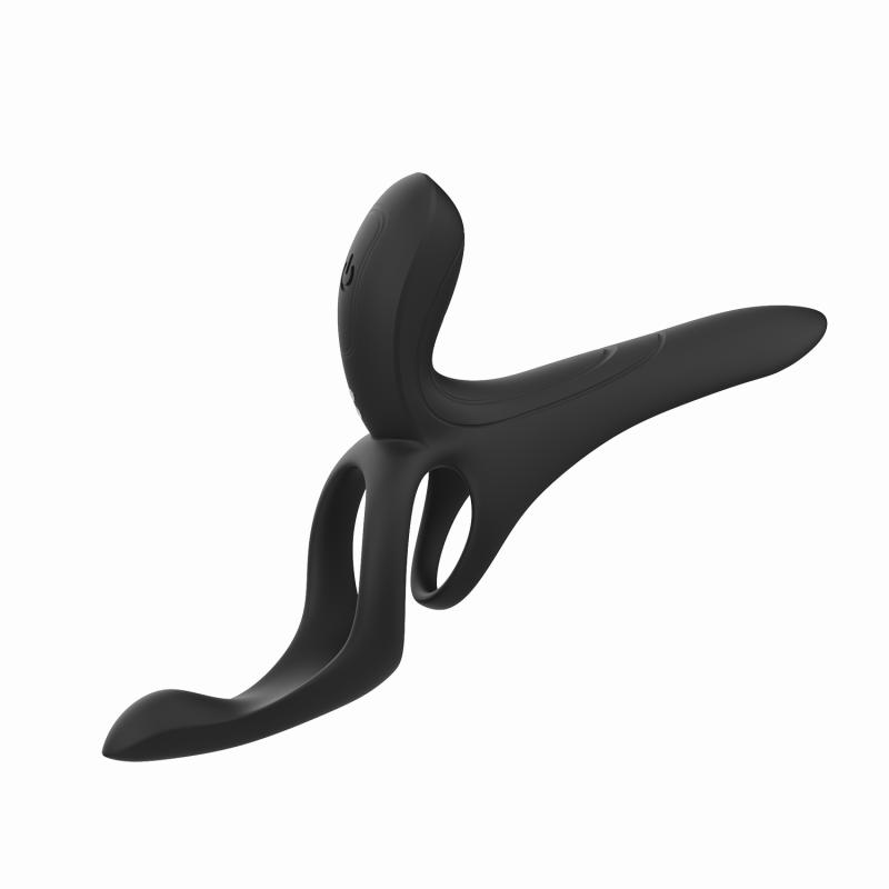 HoneyPlayBox  Pleasure Pivot App-bestuurde Vibrator voor Koppels Zwart