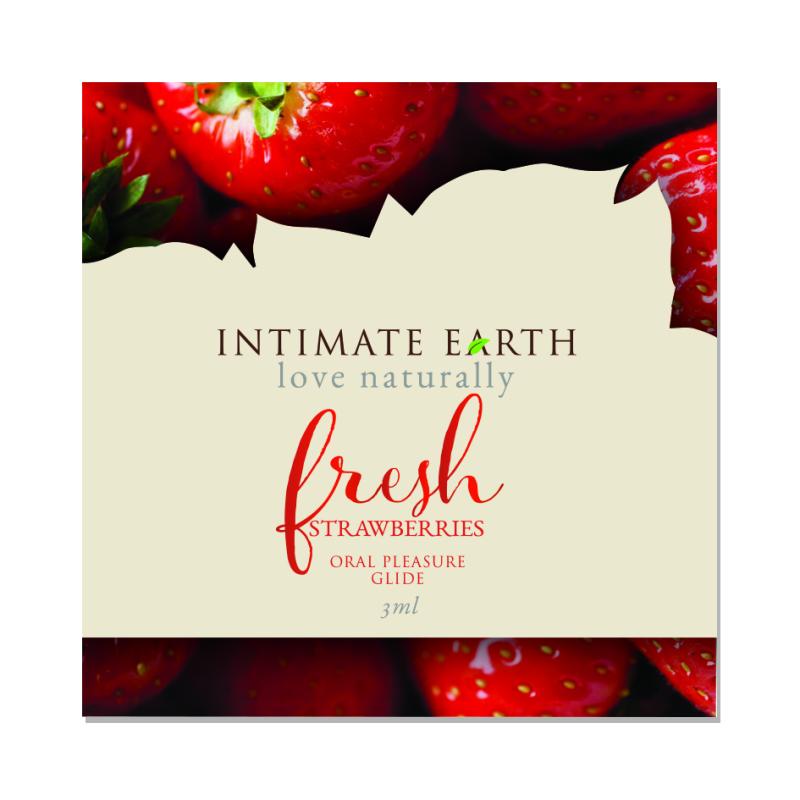 Intimate Earth  Natural Flavors Glide Fresh Strawberries Fo