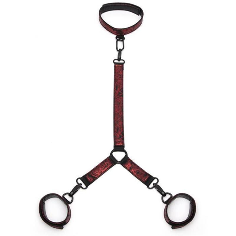 Fifty Shades of Grey Fifty Shades – SWEET ANTICIPATION Halsband & Manchetten – Rood